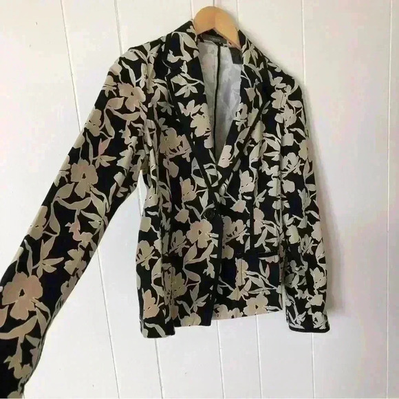 Liz Claiborne Lightweight Floral Printed Cotton Jacket Size 12 P - Picture 2 of 12